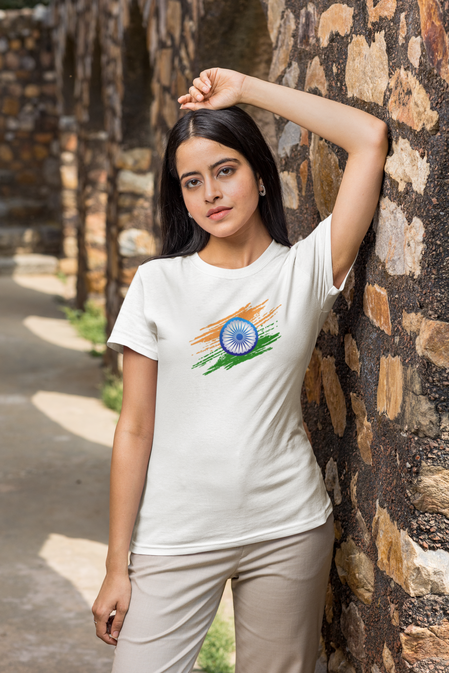 Happy Independence Day T-shirt For Women